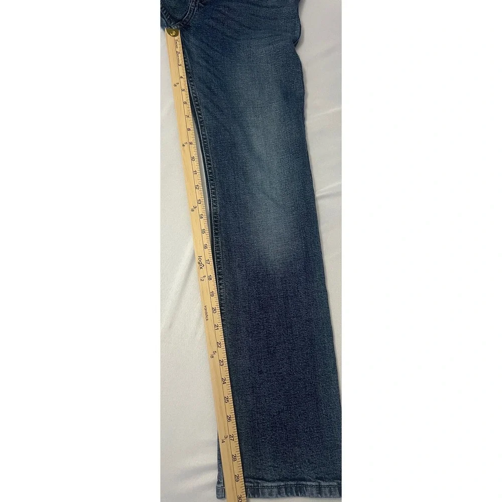 Wrangler 20X Boys Bootcut Jeans Size 16 Regular Stretch Medium Wash Western